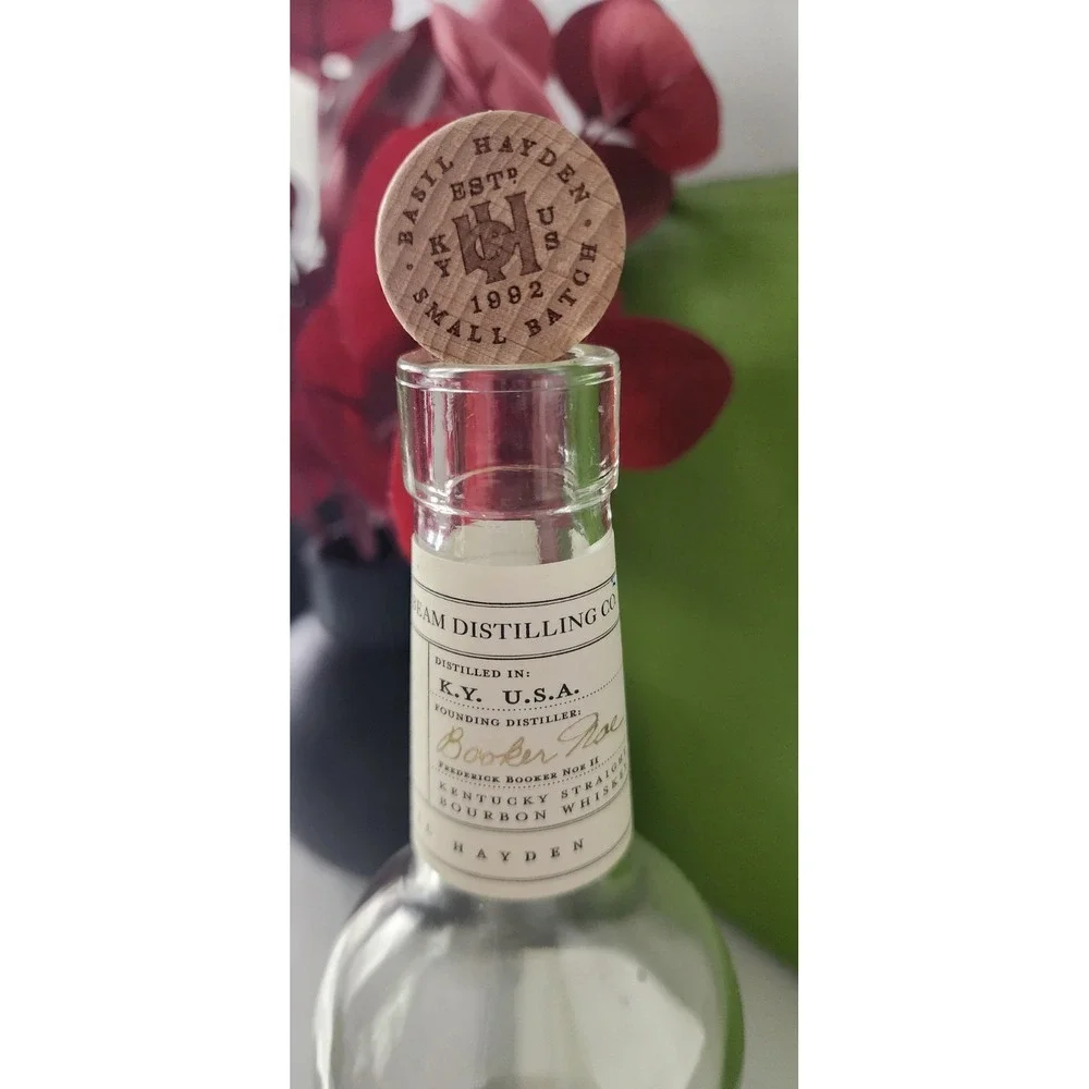 Basil Hayden Bottle  Kentucky Straight Bourbon Whiskey 750ml w Cork EMPTY Copper